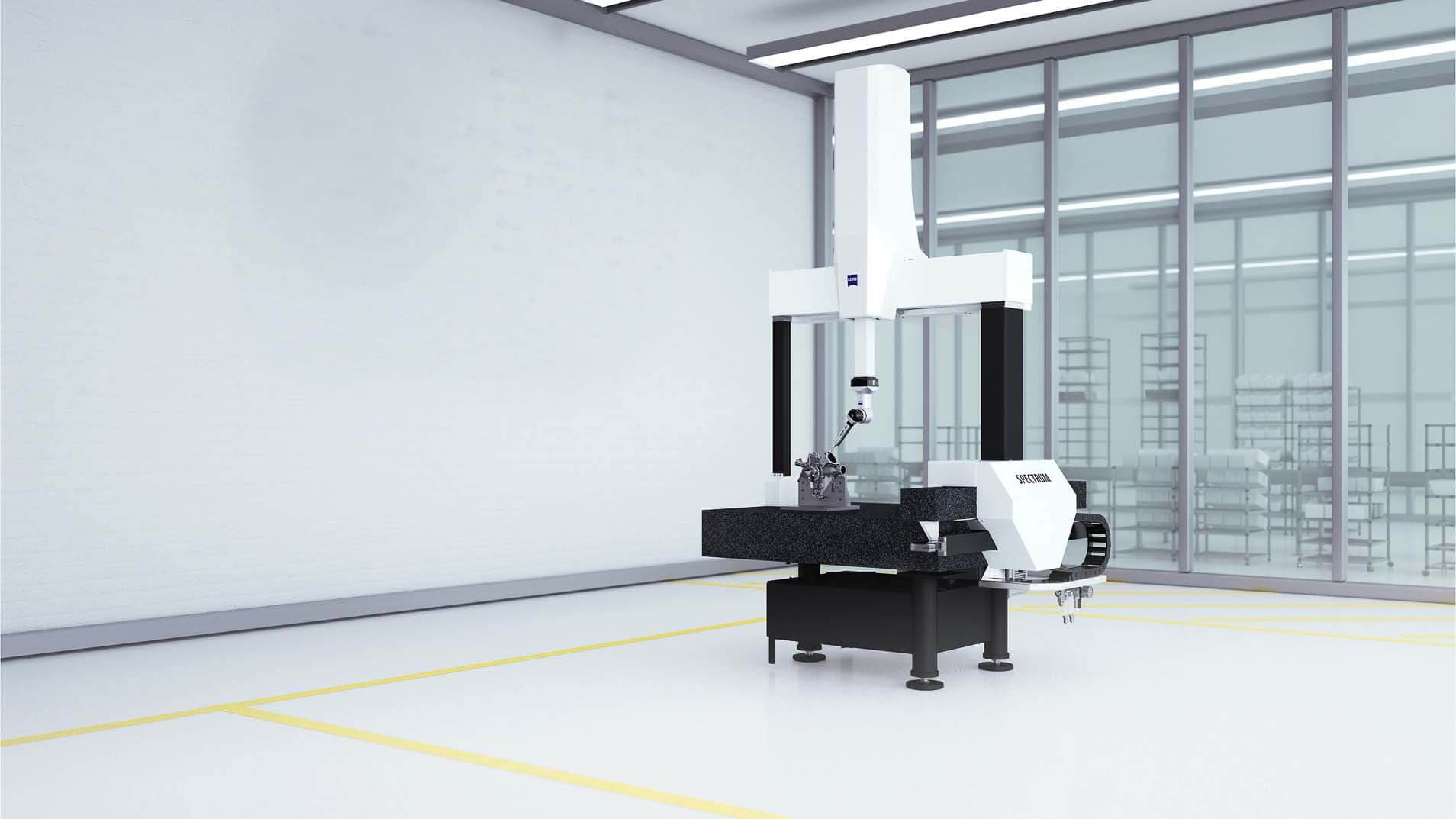 Coordinate measuring machine used for dimensional inspection