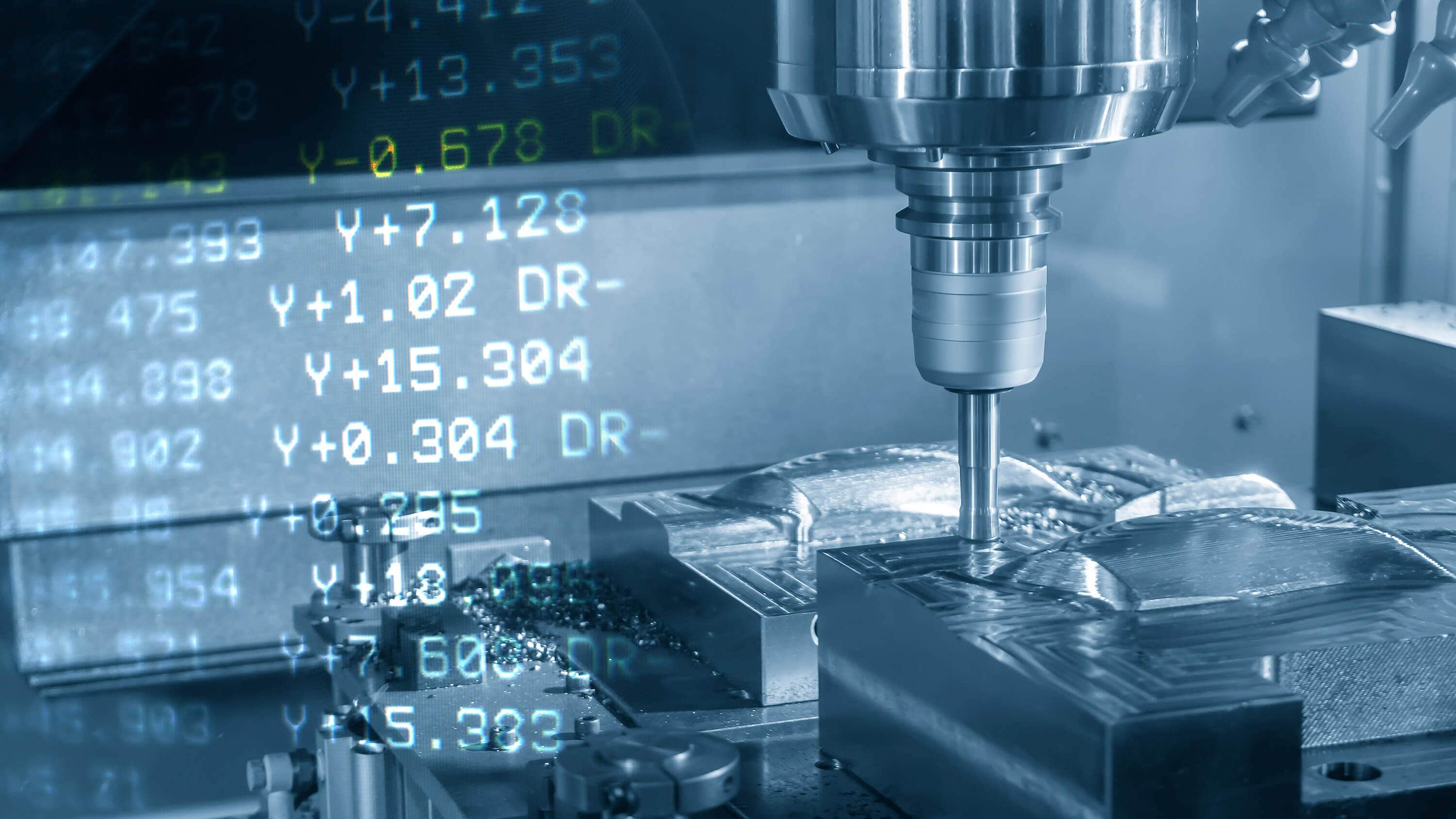 CNC milling at a Fremont California machine shop